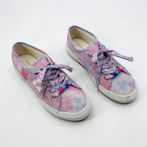 LoveShackFancy x Superaga Pink Floral Sneakers - Picture 1 of 6